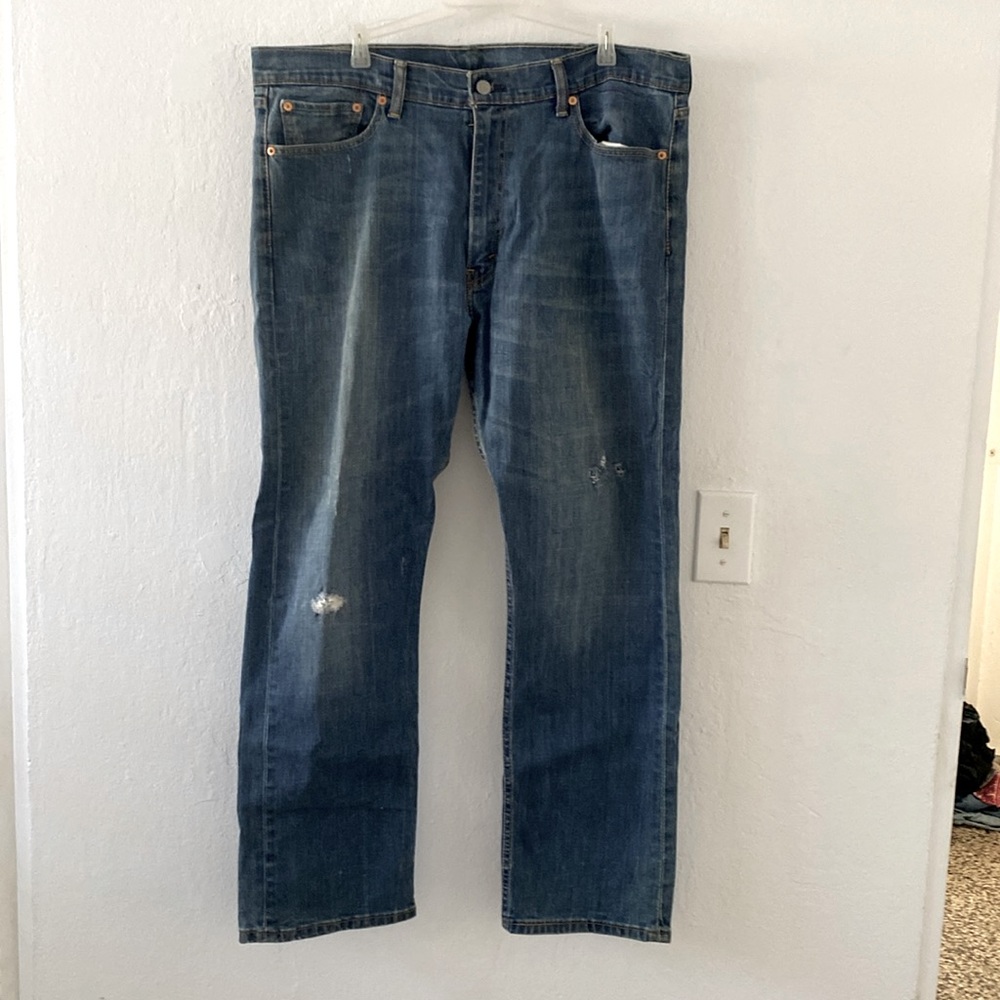 Levis strauss 513 blue jeans size waist 38